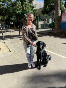 Volter flatcoat noir avec Aurelia sa FA